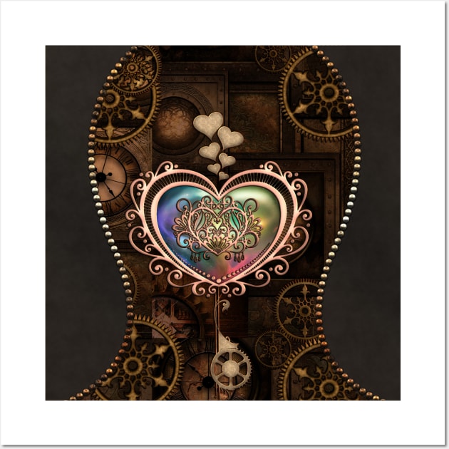 A wonderful heart of steampunk Wall Art by Nicky2342